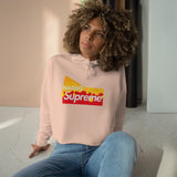 Nacho Supreme Women’s Crop Hoodie